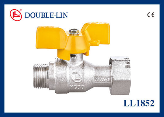 DIN259 ロングスレッド 72.5 PSI ブラスガスバルブ PTFEシール