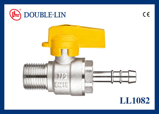 オス X ホースコネクタ PTFE シール 真鍮ガスバルブ