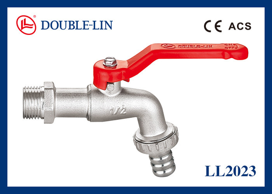 鋼鉄ハンドル1/2」x 3/4" SS304出口の真鍮の蛇口