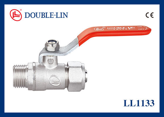 パイプ接続 1 1 4 青銅のボールバルブ フラットレバーハンドル