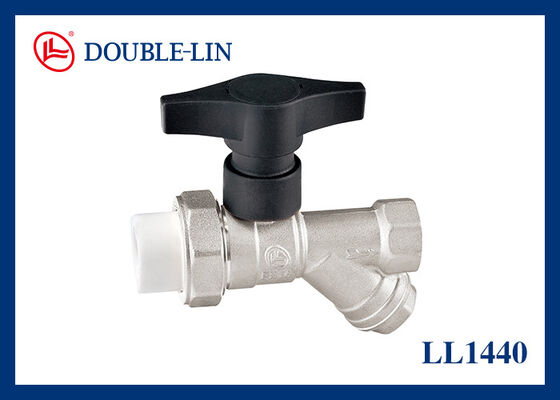 高柄フィルター 3/4 インチ T ハンドルを持つ青銅ボールバルブ