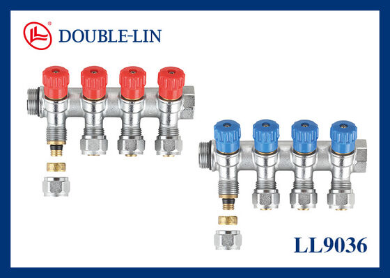 ISO228 糸クロム塗装の青銅マニフォールド HPB 57-3 材料