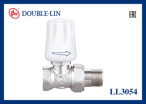 10バール使用圧力 0℃~120℃使用温度 ストレートラジエーターバルブ