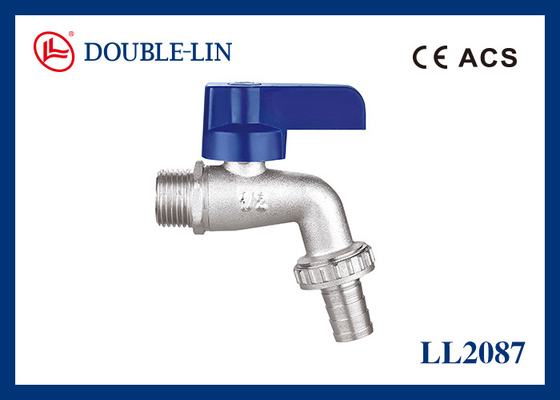 ISO228スレッドABSフラットレバーハンドル 1/2"X 3/4"ブラスビブコック