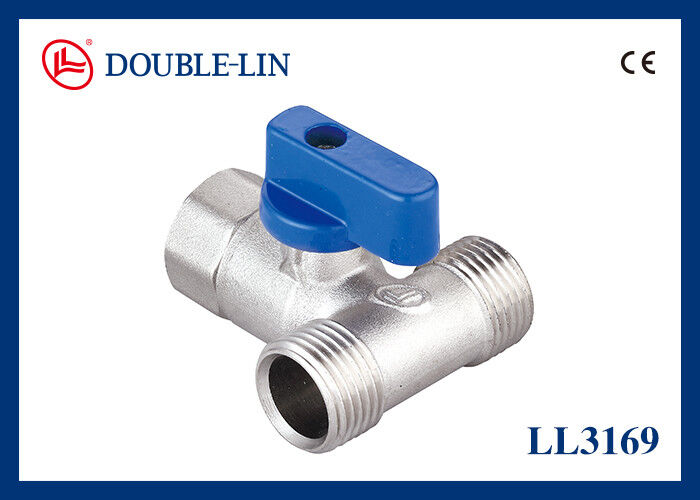 オス X メス X オス 25 バー 3方ボールバルブ Tポート