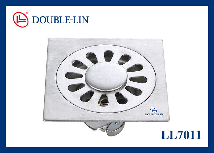 クイック排水 100 x 50mm ステンレス鋼製フロア排水溝