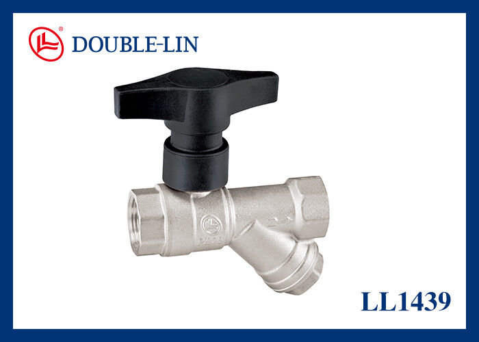 PTFE シート ハイハンドルフィルター 1 1 2 円滑な動作のための青銅ボールバルブ