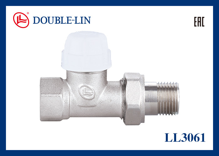 ストレート温度調節バルブ 10バー 作業圧 0°C から 120°C 作業温度