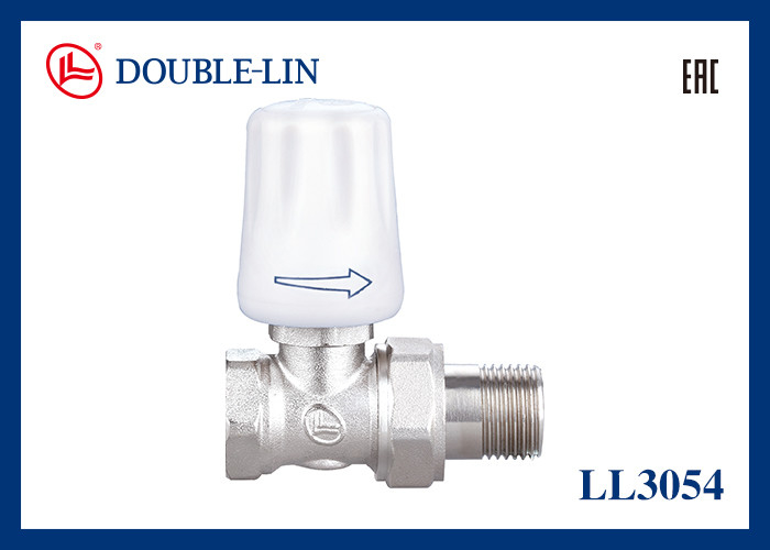 10バール使用圧力 0℃~120℃使用温度 ストレートラジエーターバルブ